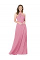 Chiffon Prom Dress with Keyhole Front Australia