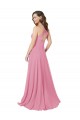 Chiffon Prom Dress with Keyhole Front Australia