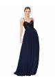 Sweetheart High Neck Sequin Top Long Chiffon Prom Dress Australia