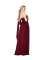 Draped Strapless Long A-Line Chiffon Prom Dress Australia