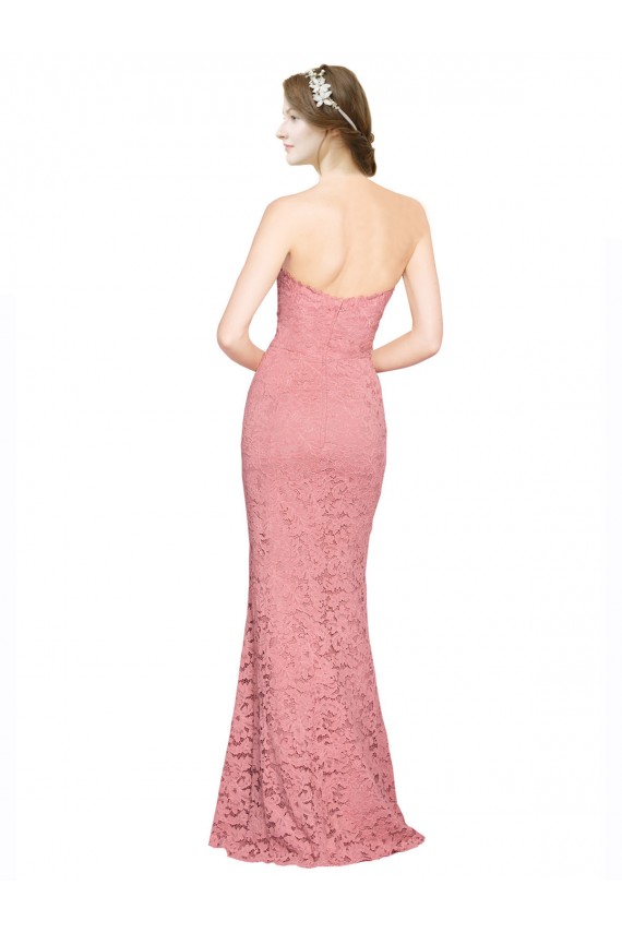 Fitted Sweetheart Mermaid Lace Prom Dress Australia