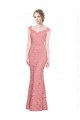 Sweetheart Mermaid Long Lace Prom Dress with Wide Straps Australia