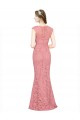 Sweetheart Mermaid Long Lace Prom Dress with Wide Straps Australia