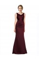 Figure Shaping Satin Prom Dress with Structured Pleats Australia
