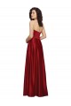 Strapless Satin Prom Dress with Beaded Pocket and Soft Pleating Australia