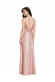 High Neck Low Back Sparkling Sequin Prom Dress Australia