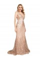Sleek Long Mermaid Sparkling Sequin Prom Dress Australia