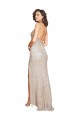 Ruched Back Mermaid Sparkling Sequin Prom Dress with Beaded Spaghetti Straps Australia