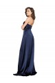 Knotted Sweetheart Silky Satin Prom Dress with High Side Split Australia