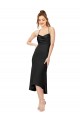 High Low Silky Satin Cowl Neck Midi Length Cocktail Prom Dress / Homecoming Dress Australia