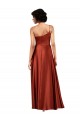 Sophisticated One Shoulder Silky Satin Prom Dress with Full Skirt Australia