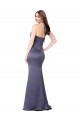Fit and Flare Silky Satin Prom Dress Australia