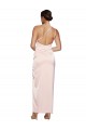 One Shoulder Full Length Long Silky Satin Prom Dress with Thigh Split Australia