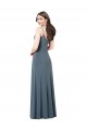 Classic Spandex Prom Dress with Scoop Neckline Australia