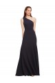 Fit and Flare Crepe Prom Dress with One Shoulder Australia