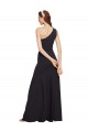 Fit and Flare Crepe Prom Dress with One Shoulder Australia