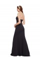 Strapless Bodycon Long Crepe Prom Dress with High Slit Australia