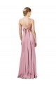Fit and Flare Slim Crepe Prom Dress with Cutout Back Australia