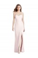 Strapless Crepe Trumpet Prom Dress with Front Slit Australia