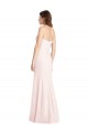 Strapless Crepe Trumpet Prom Dress with Front Slit Australia