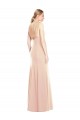 V-Spaghetti Strap Open Back Bateau Neck Trumpet Prom Dress Australia