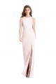 Diamond Cutout Back Trumpet Prom Dress with Front Slit Australia