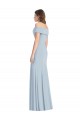Cuffed Off the Shoulder Long Trumpet Prom Dress Australia