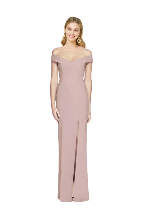 Off the Shoulder Criss Cross Back Trumpet Prom Dress Australia