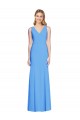 Flattering Trumpet Long Sleeveless Prom Dress with Open Back Australia