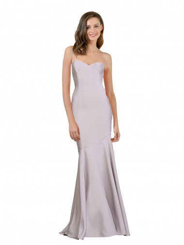 Crepe Mermaid Prom Dress with Low Back Australia