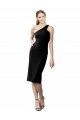 One Shoulder Short Crepe Cocktail Prom Dress / Homecoming Dress Australia