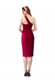 One Shoulder Short Crepe Cocktail Prom Dress / Homecoming Dress Australia