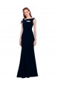 Sleeveless Crepe Mermaid Prom Dress with Side Slit Australia
