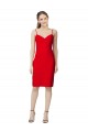 Sleeveless Cocktail Length Sweetheart Neckline Crepe Prom Dress / Homecoming Dress Australia