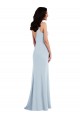 V Back Spaghetti Strap Maxi Prom Dress with Pockets Australia