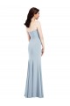 Strapless Notch Crepe Prom Dress with Front Slit Australia