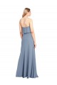 High Neck Sheath Sleeveless Stretch Crepe Prom Dress Australia