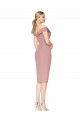 Knee Length Off the Shoulder Sweetheart Crepe Cocktail Prom Dress / Homecoming Dress Australia