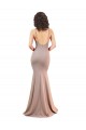 Fishtail Shape V-Neck Crepe Prom Dress with Slit Australia