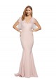 Double Bow Full Length Sweetheart Crepe Prom Dress with Tulle Overlay Australia