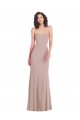 Strapless Princess Line Crepe Mermaid Prom Dress Australia