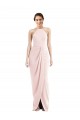 Halter Draped Tulip Skirt Maxi Prom Dress Australia
