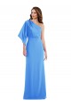 One Shoulder Bell Sleeves Trumpet Prom Dress Australia