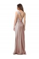 One Shoulder Black-Tie Floor Length Long Stretch Satin Prom Dress Australia