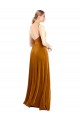 Long Velvet Cowl Neck Slip Prom Dress Australia