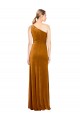 Sleek One Shoulder Long Velvet Prom Dress Australia
