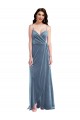 Velvet Wrap Maxi Prom Dress with Pockets Australia