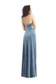 Spaghetti Strap Long Full Length Velvet Maxi Prom Dress Australia