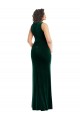 Square Neck Long Velvet Maxi Prom Dress Australia